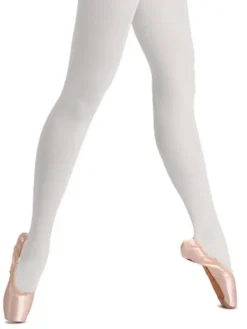 Dame Dansebutikken Strømpebukser Til Ballet|Ballet Trikot Børn-Pridance ballet tights hvid - 3 PAR DKK 120