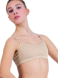 Børn Dansebutikken Gymnastik Undertøj Pige|Ballet Toppe Børn-Pridance hudfarvet top til piger