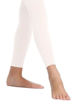 Dame Dansebutikken Strømpebukser Til Gymnastik|Underdele Damer-Pridance hvide tights uden fødder - 3 PAR DKK 250