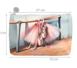 Dansebutikken Andet Til Ballet-Pung med balletprint - stor
