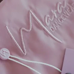 Dame Dansebutikken Skørter Til Skøjteløb|Ballet Underdele Damer-Rosa pull on velour skørt fra Mara Dancewear