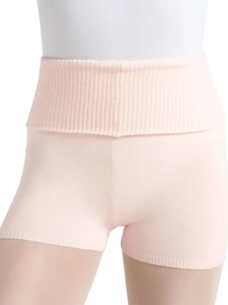 Dame Dansebutikken Ballet Underdele Damer-Rosa strik balletshorts til teen og damer Capezio