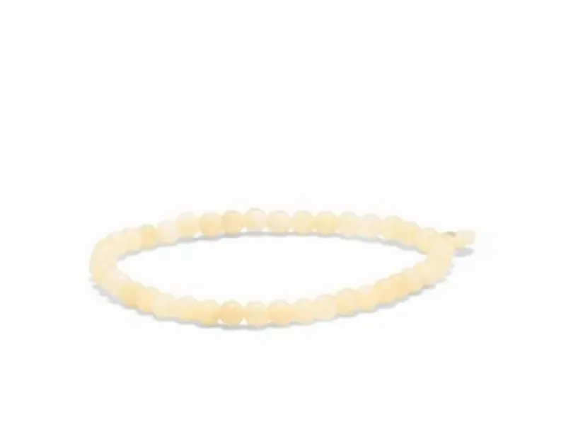 Dansebutikken Andet Til Yoga-SOÏ armbånd 4mm - gul jade