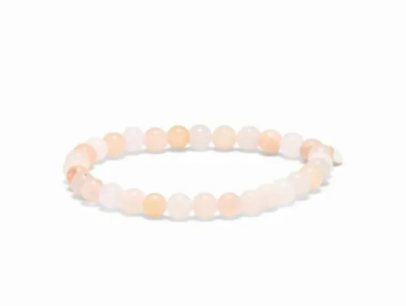 Dansebutikken Andet Til Yoga-SOÏ armbånd 6mm - rosa jade