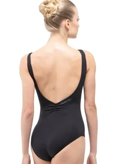 Dame Dansebutikken Balletdragter Damer-Sort balletdragt med mesh og broderi fra BalletRosa