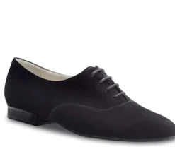 Dame Dansebutikken Orgelsko Damer|Folkedansesko Damer-Sort dame dansesko Werner Kern 1,5 cm hæl