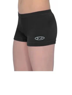 Dansebutikken Underdele Piger-Sorte basic velour shorts til piger gym The zone