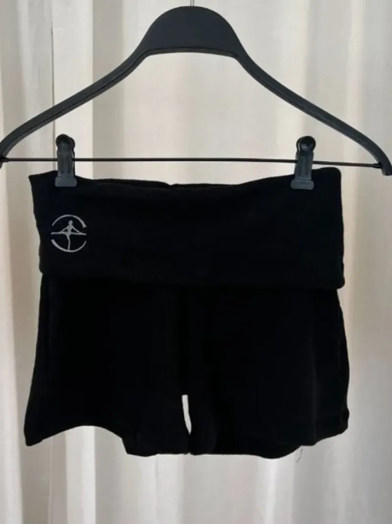 Dame Dansebutikken Ballet Strik Damer|Ballet Underdele Damer-Sorte strik shorts til teen og damer Wear Moi