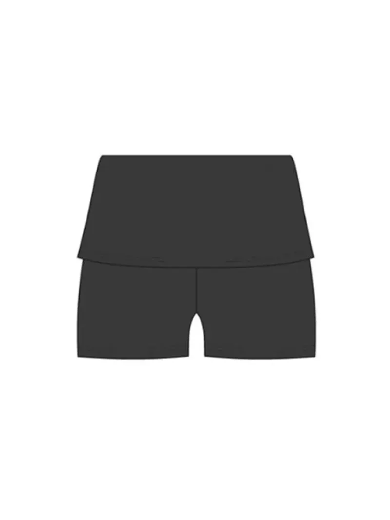 Dame Dansebutikken Ballet Strik Damer|Ballet Underdele Damer-Sorte strik shorts til teen og damer Wear Moi