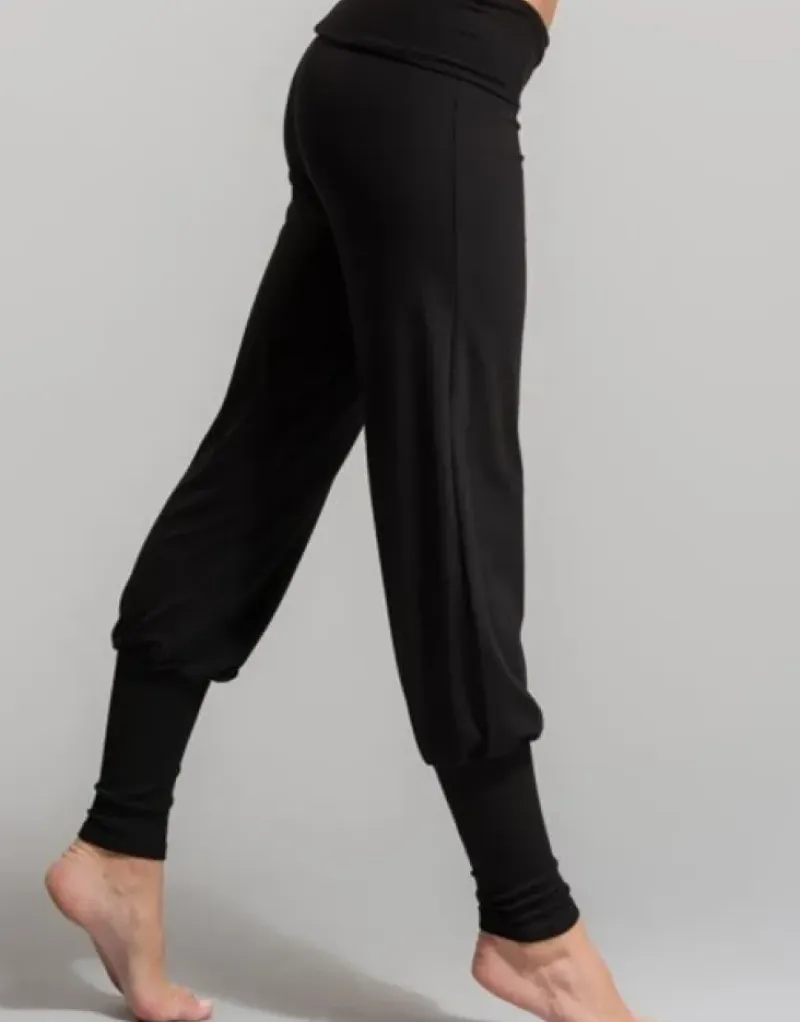 Dame Dansebutikken Pilates Bukser/leggings|Yogabukser-Temps danse sort lækker yogabuks