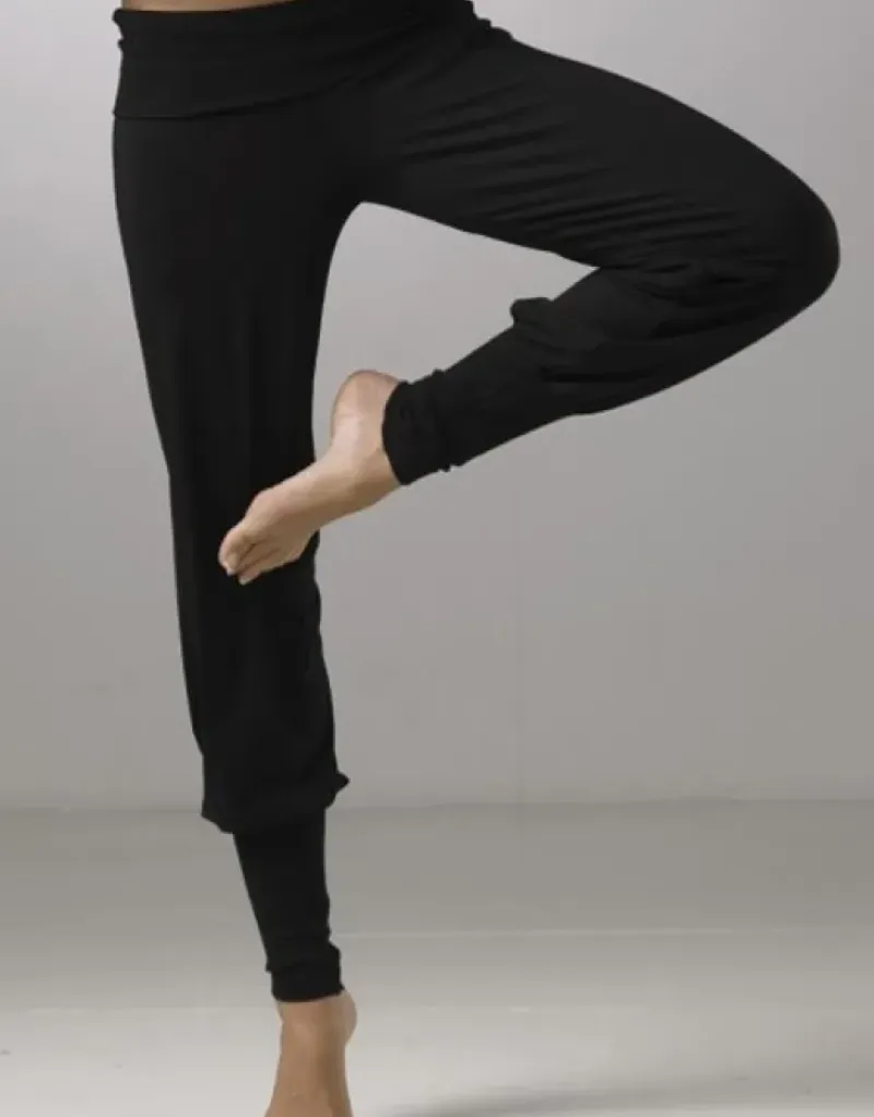 Dame Dansebutikken Pilates Bukser/leggings|Yogabukser-Temps danse sort lækker yogabuks
