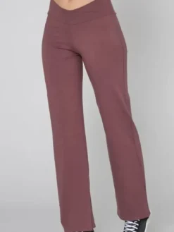 Dansebutikken Pilates Bukser/leggings|Yogabukser-TempsDanse dæmpet rødbrune bukser til dans og yoga