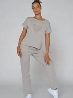 Dansebutikken Pilates Bukser/leggings|Yogabukser-TempsDanse lyse lange bukser til dans og yoga