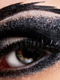 Dansebutikken Glimmer/makeup|Glimmer/makeup-Yofi god løs mørk metal sølv glimmer