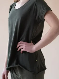 Dame Dansebutikken Yogabluser|Overdele Damer-Yogamii blød t-shirt til træning
